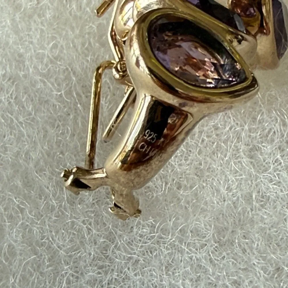 Gold vermeil earrings